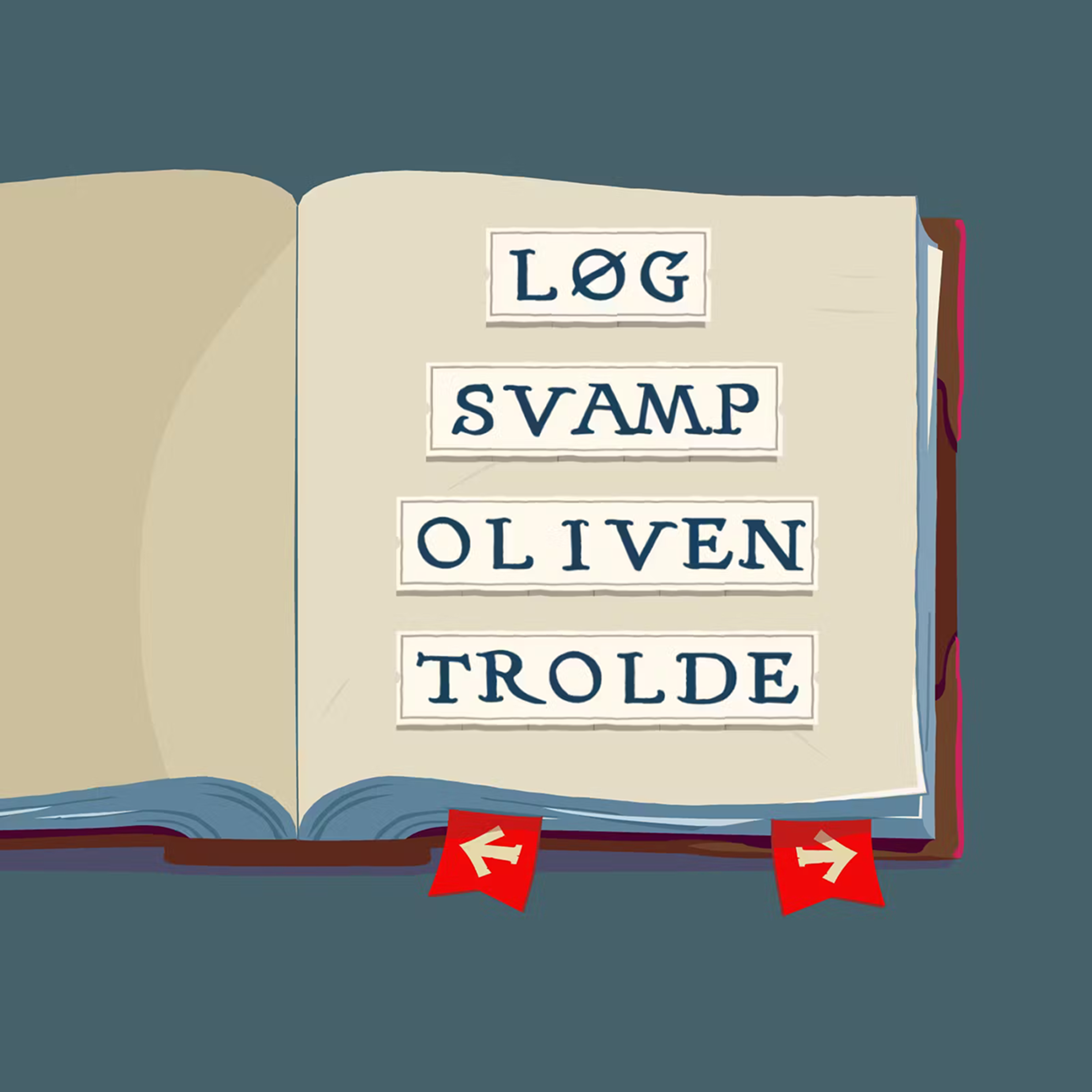 Hekseria Magic book with words