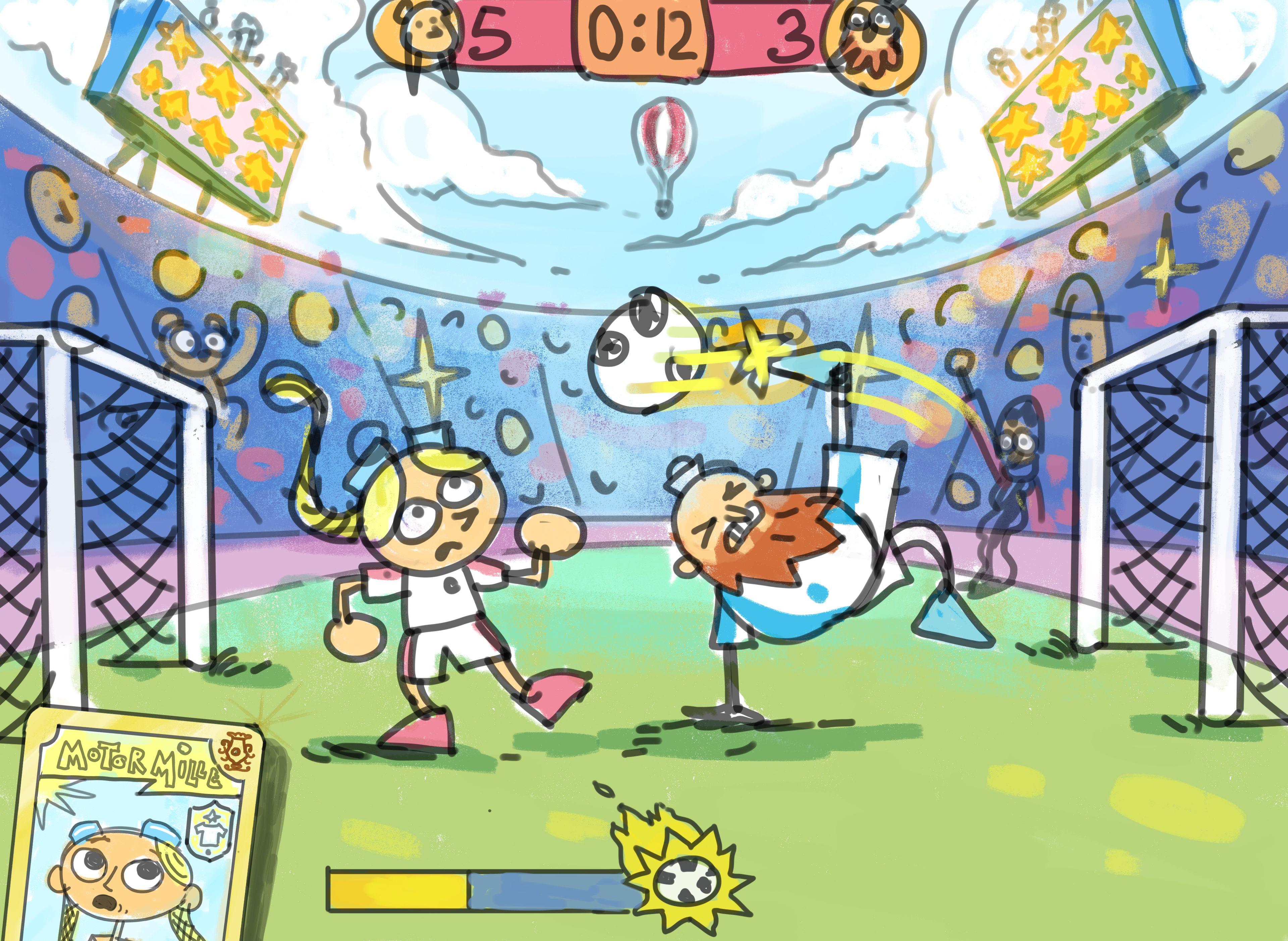 Motor Mille and Onkelreje flaing soccor