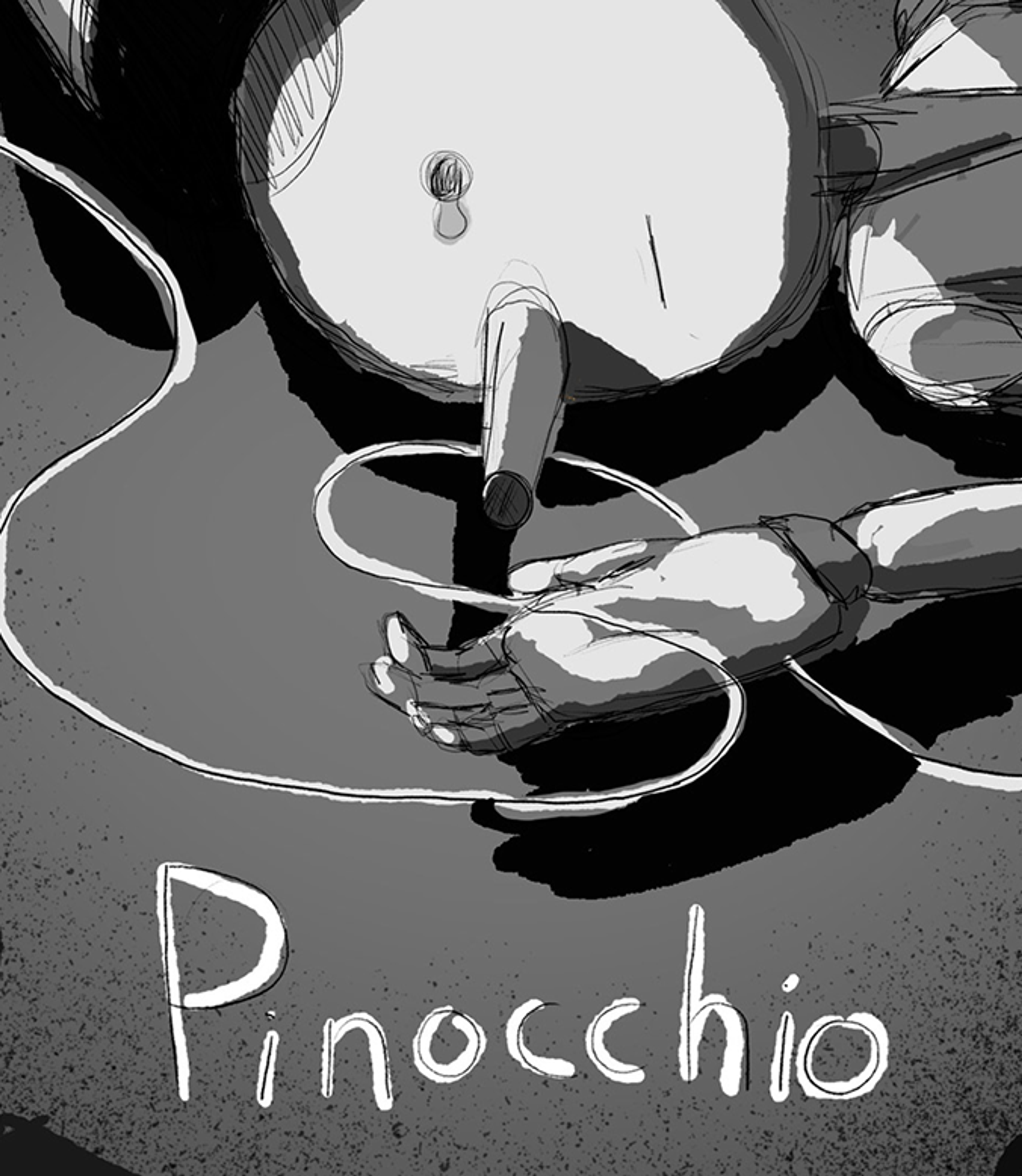 Pinocchio Sketch Process 01