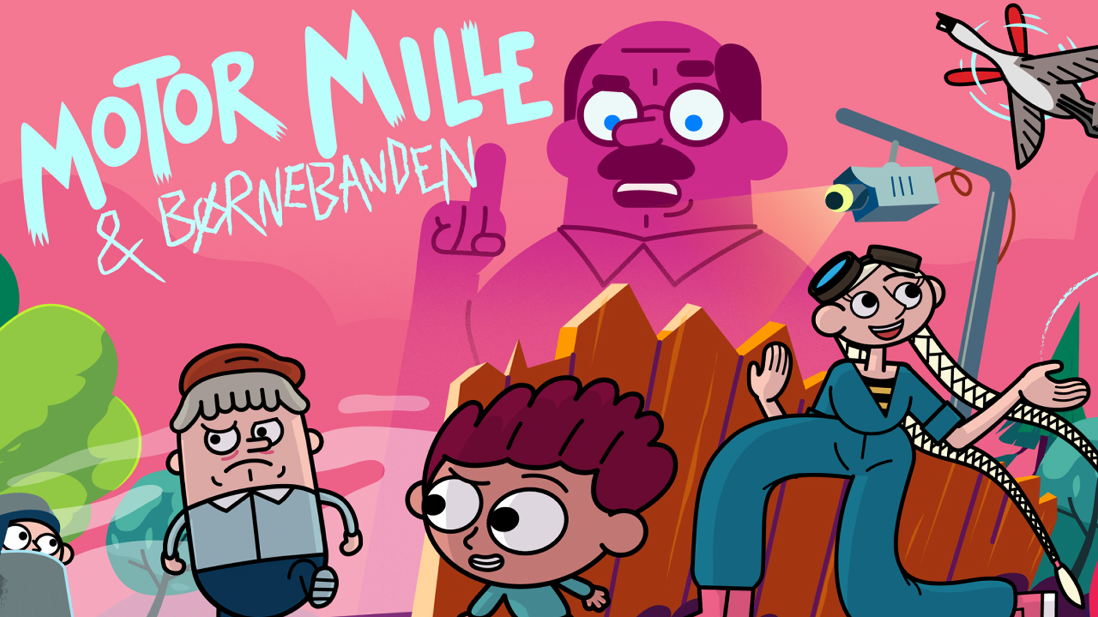 Motor Mille and the kids gang splashart