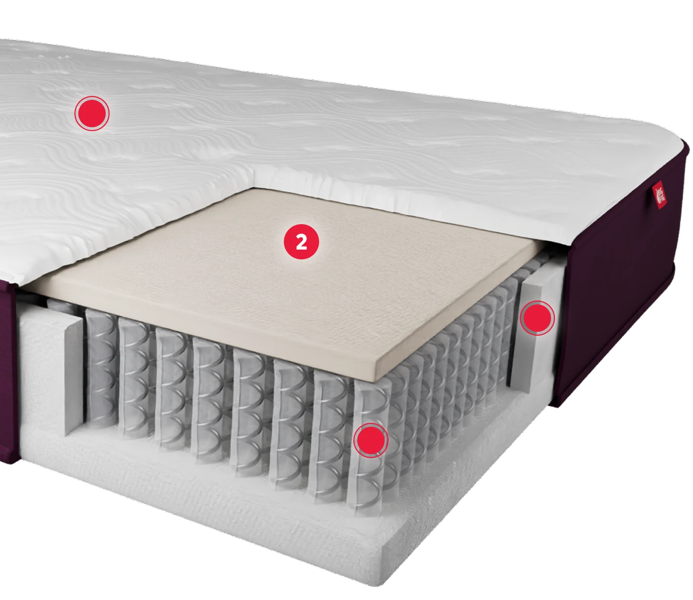 Big Fig's Firm Mattress Is Made With Two Layers Of High-Density Foam, Delivering No-Sag Cushioning That Holds Its Shape For Long-Lasting Comfort And Support.