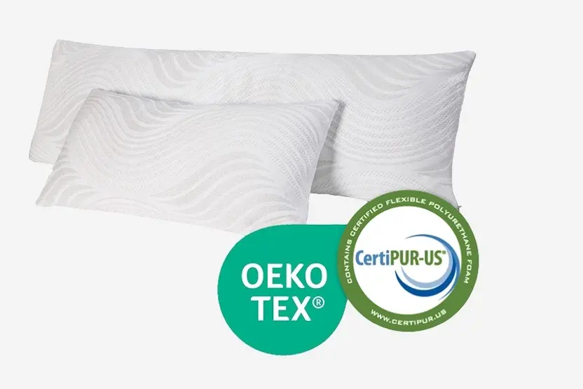 Big Fig's Adjustable Pillows Are OEKO-TEX® And CertiPUR-US® Certified