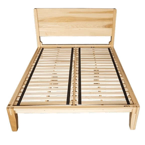 Big Fig's Solid Wood, Sturdy Platform Bed Combines Repurposed Hardwood, Japanese Joinery, And 2,000 LBS Of Support For Minimalist Style With Maximum Strength.