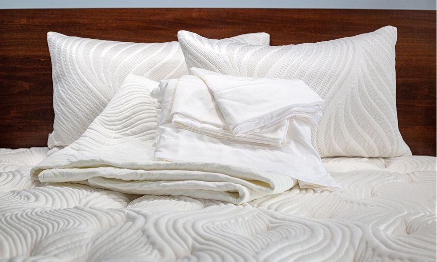 Protect Your Big Fig Mattress In Style With Our Bedding Bundle. Includes Our Waterproof Mattress Protector, Soft Cooling Sheets And Adjustable Bed Pillows.