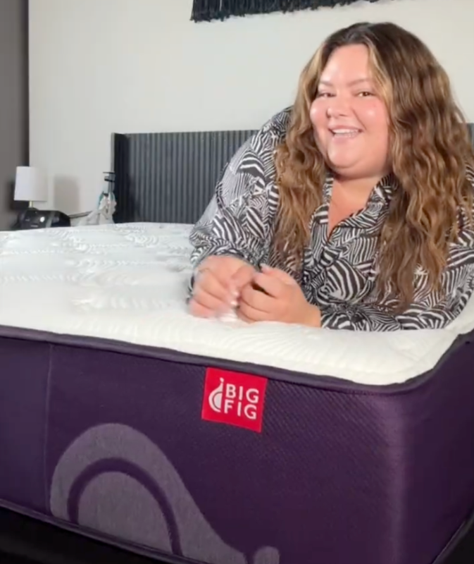 natalie and terry using mattress for heavy couples