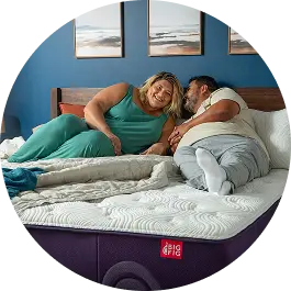 Ana And Alex Relaxing On Big Fig's Classic Mattress