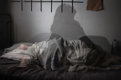 plus sized person having difficulty sleeping