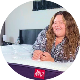 Natalie Craig Fully Supported By Big Fig's Classic Cooling Mattress