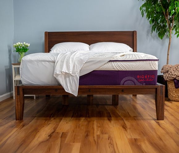 Big Fig's Best Value Bundle With Our Platform Bed, Luxe Pillow Top Mattress, Premium Cooling Sheets & A Waterproof Mattress Protector