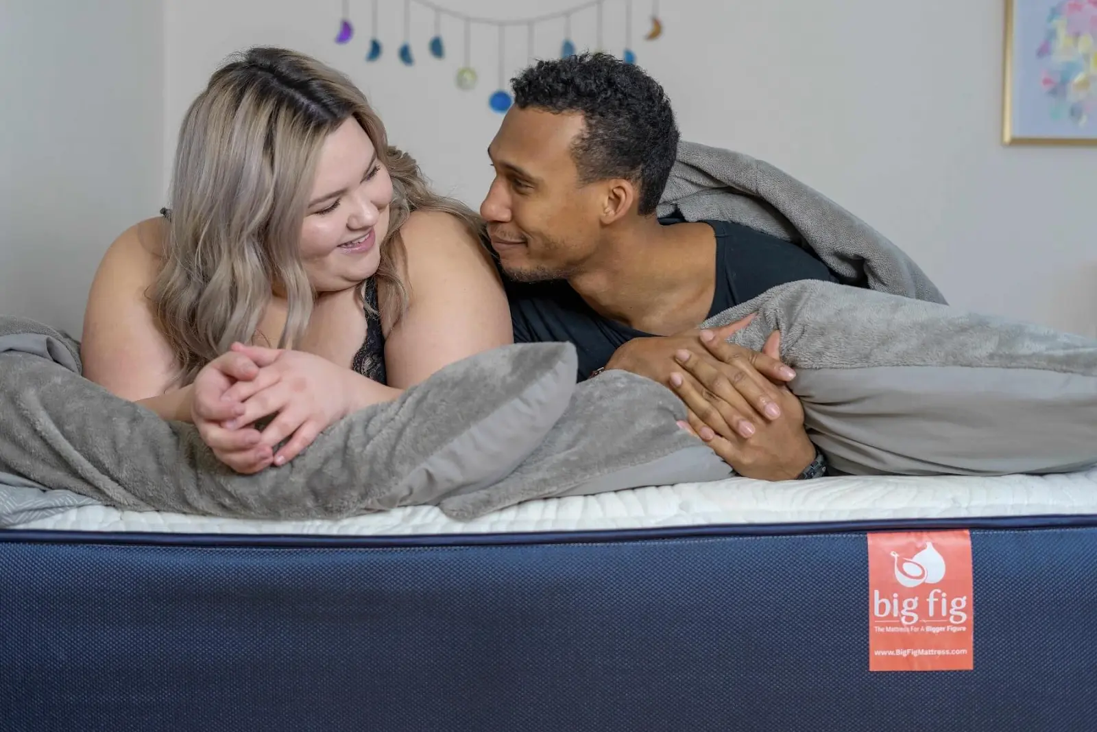 natalie and terry using mattress for heavy couples