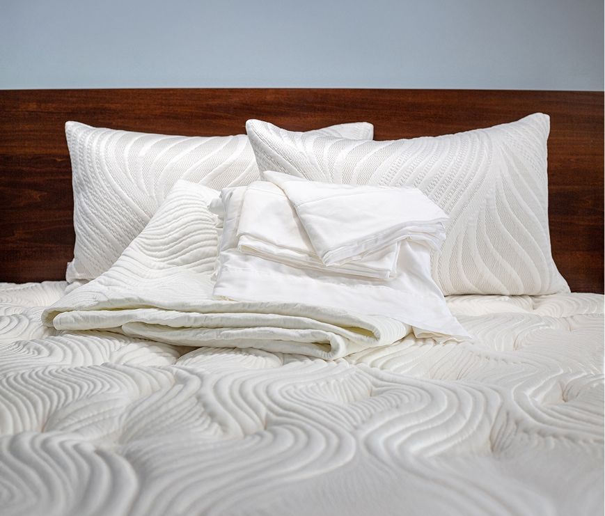 Protect Your Big Fig Mattress In Style With Our Bedding Bundle. Includes Our Waterproof Mattress Protector, Soft Cooling Sheets And Adjustable Bed Pillows.