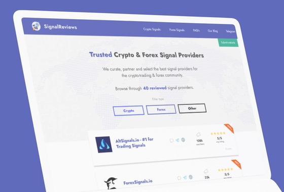 A review platform of curated forex and crypto providers