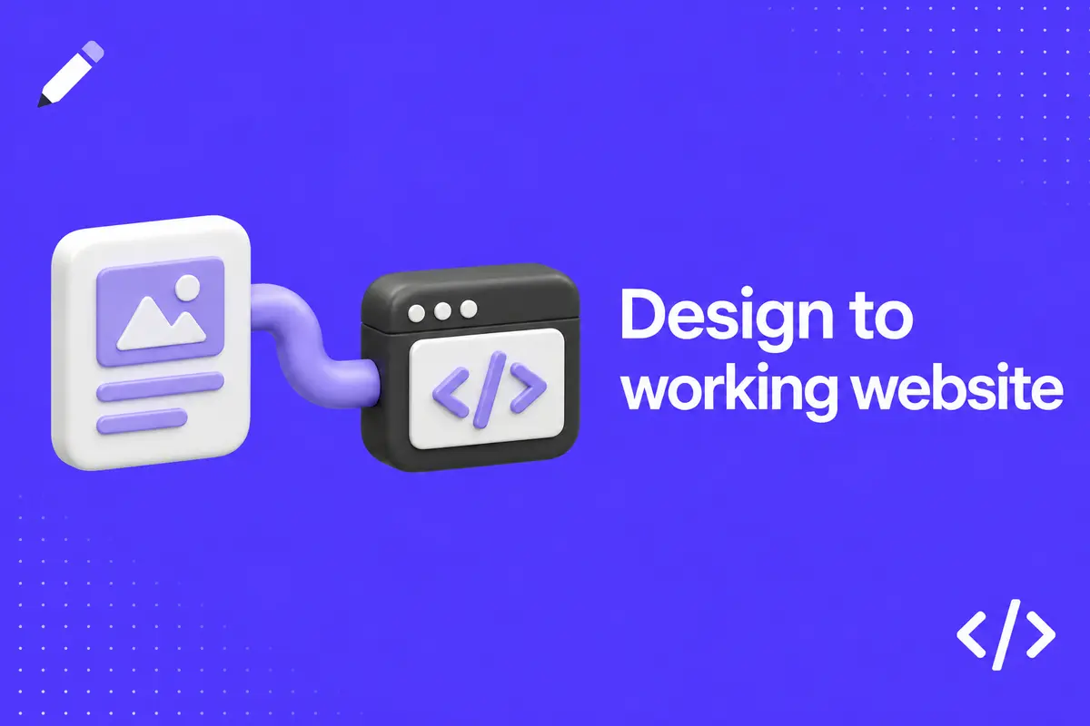 Purple editorial cover for Paper and Claude Code: Plan a Website Workflow from Design to QA