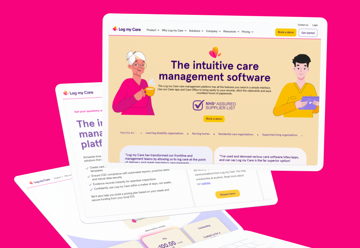 UK Care Management with Log my Care