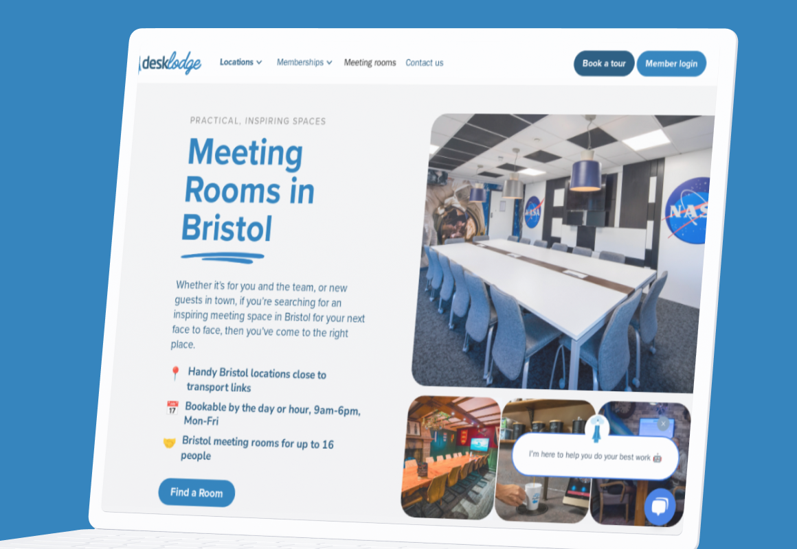 DeskLodge meeting spaces