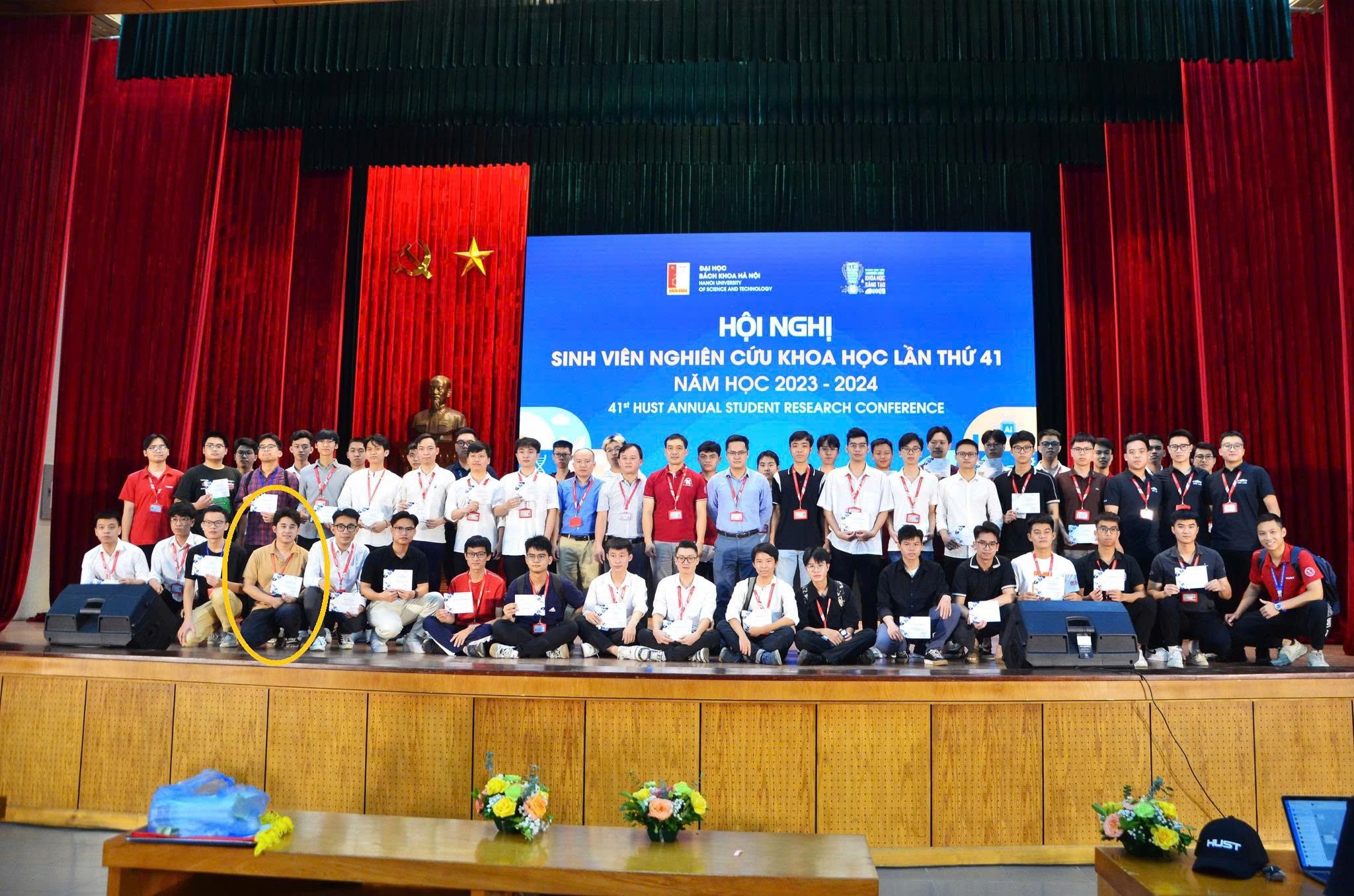 The 41st Scientific Research Student Conference (2023-2024) at Hanoi University of Science and Technology