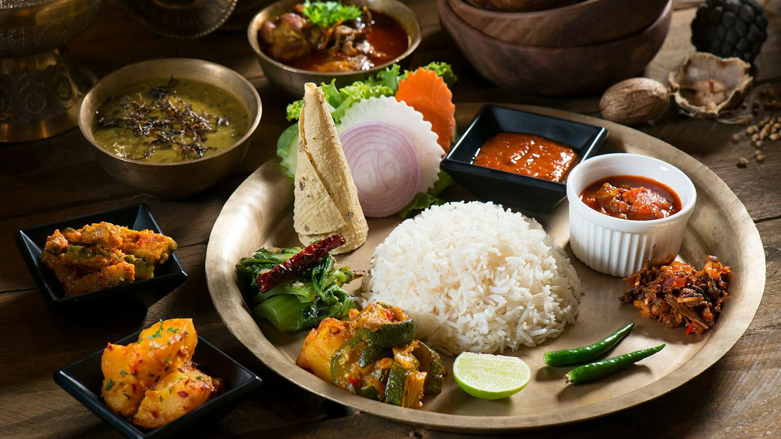cooked rice with vegetables on plate