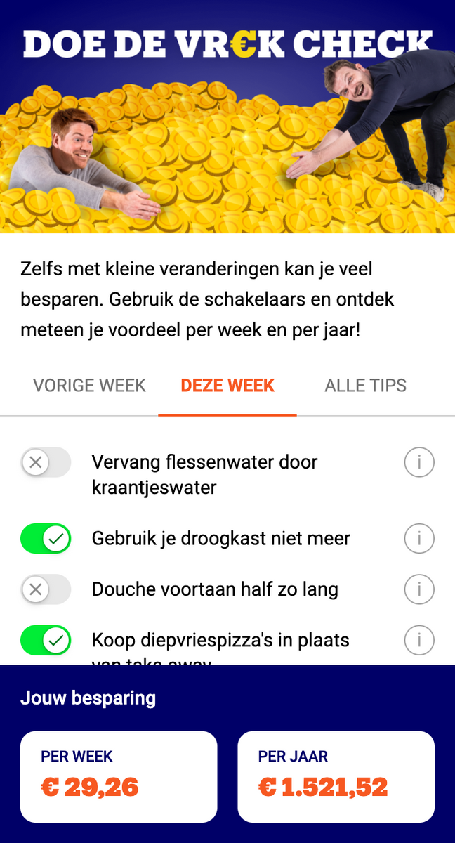 A screenshot of the Nieuwsblad project