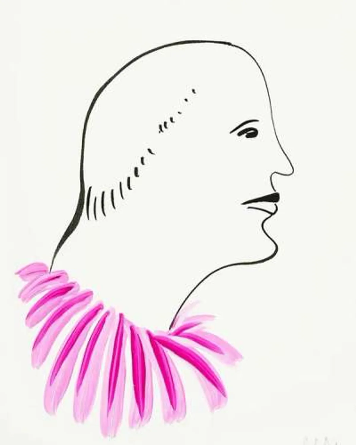 Untitled (magenta) by Nicolas Party