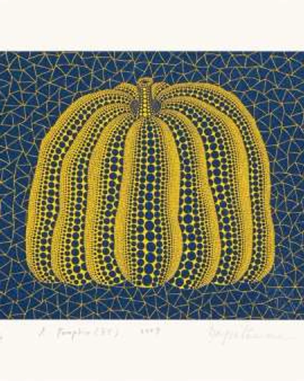 Pumpkin (BY) (K. 319) by Yayoi Kusama