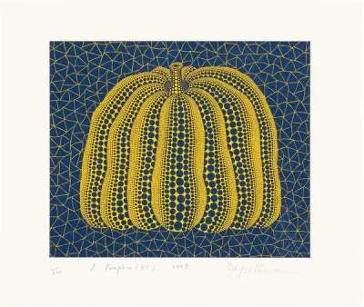 Pumpkin (BY) (K. 319) by Yayoi Kusama