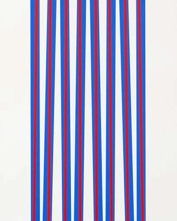 Elongated Triangles 1 by Bridget Riley