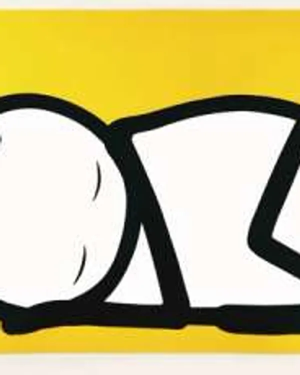 Sleeping Baby (yellow) by Stik
