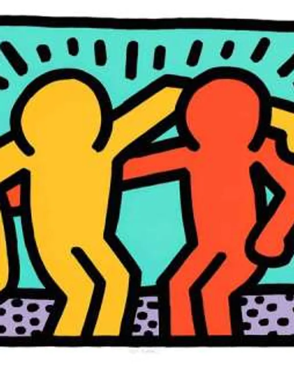 Best Buddies by Keith Haring