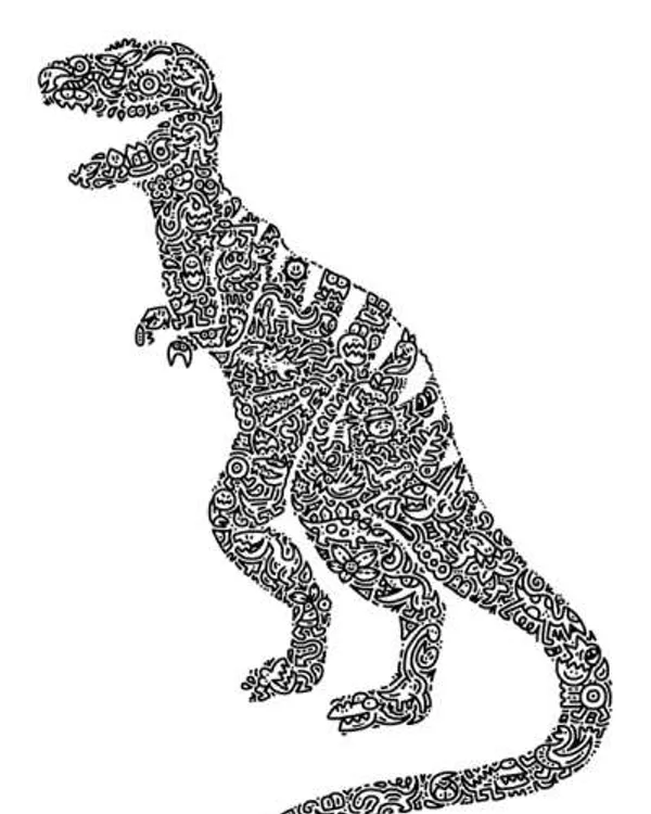 Doddlesaur by Mr Doodle