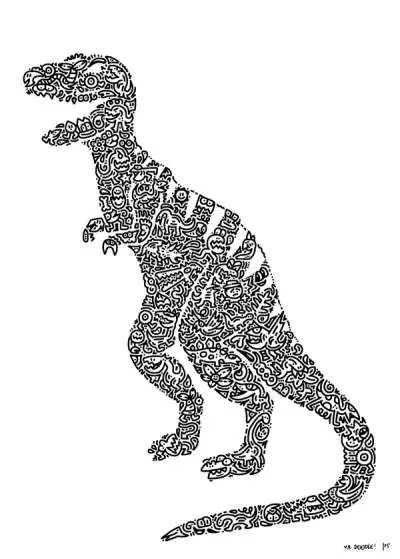 Doddlesaur by Mr Doodle