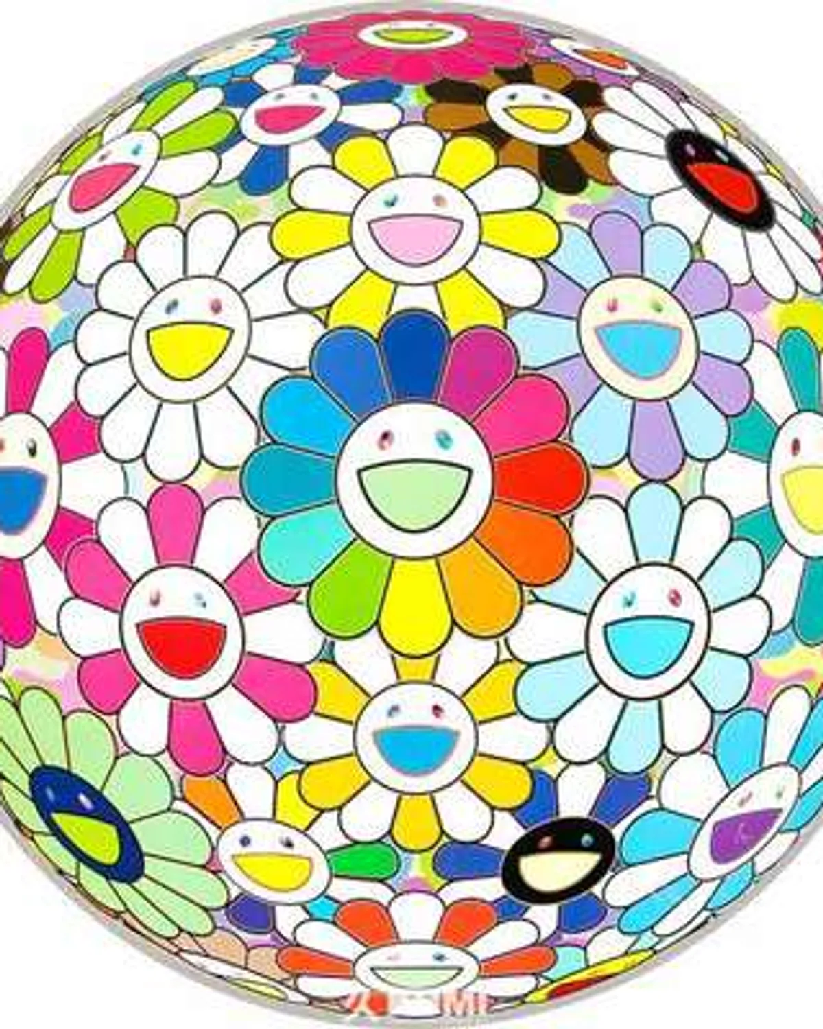 Flower Ball: Want To Hold You by Takashi Murakami