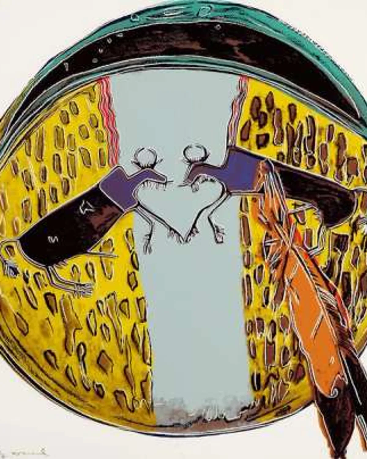 Plains Indian Shield (F. & S. II.382) by Andy Warhol