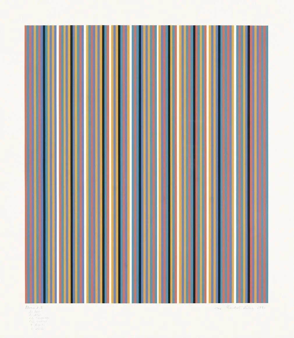 Silvered 2 by Bridget Riley