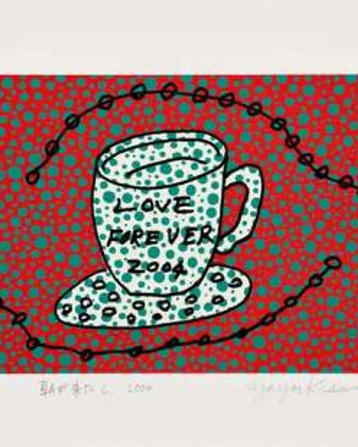 Morning Is Here C by Yayoi Kusama