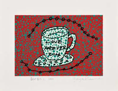 Morning Is Here C by Yayoi Kusama