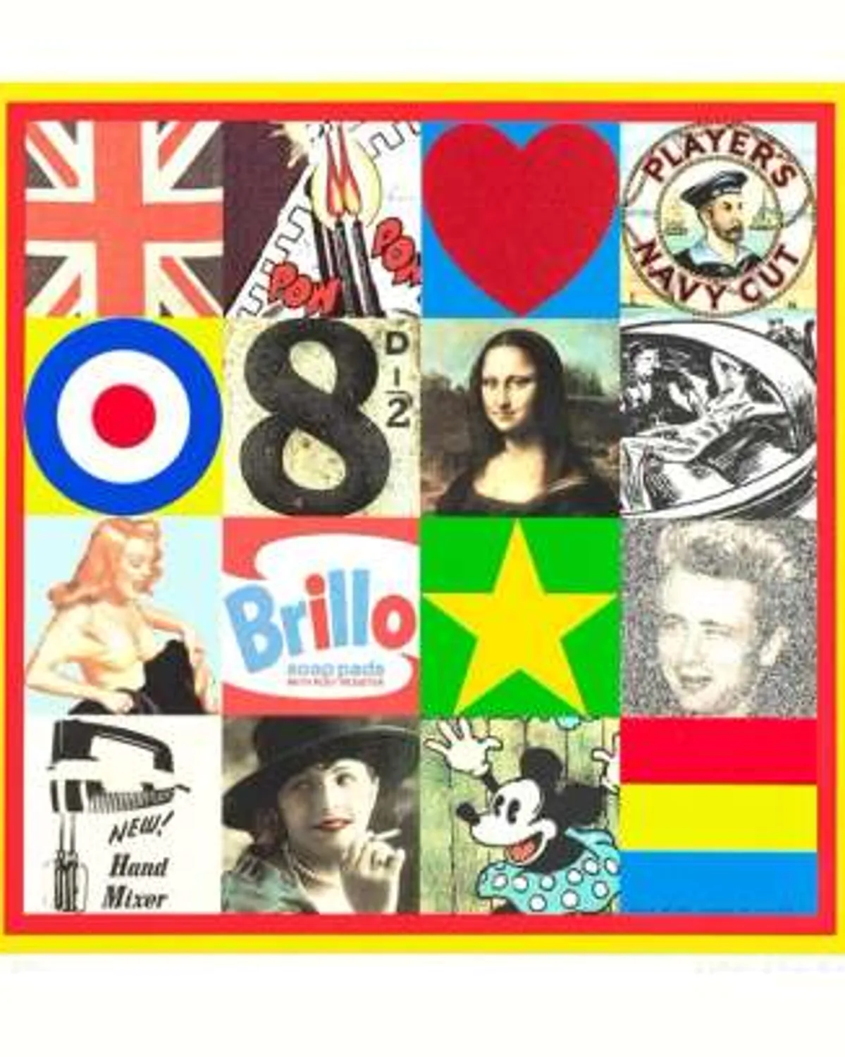 Sources Of Pop Art V by Peter Blake