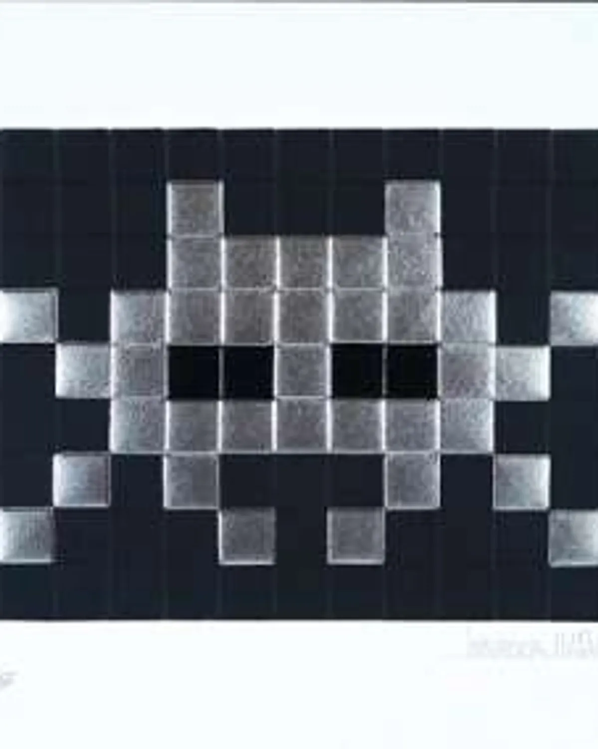 Invasion (silver) by Invader