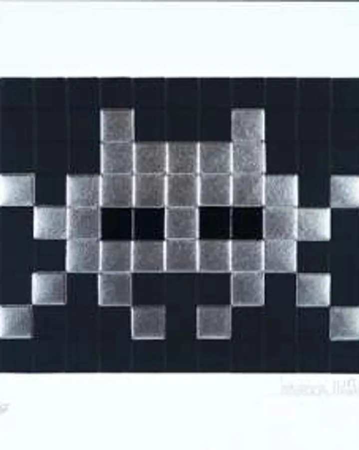 Invasion (silver) by Invader