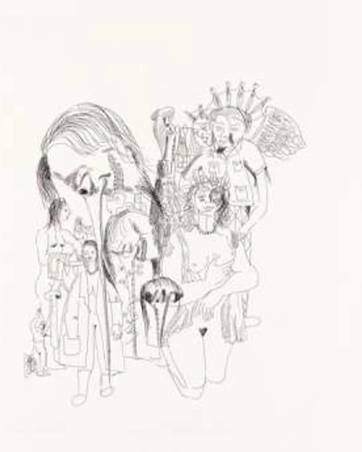 More Sketches Of Spain - For Miles Davis #5 by George Condo