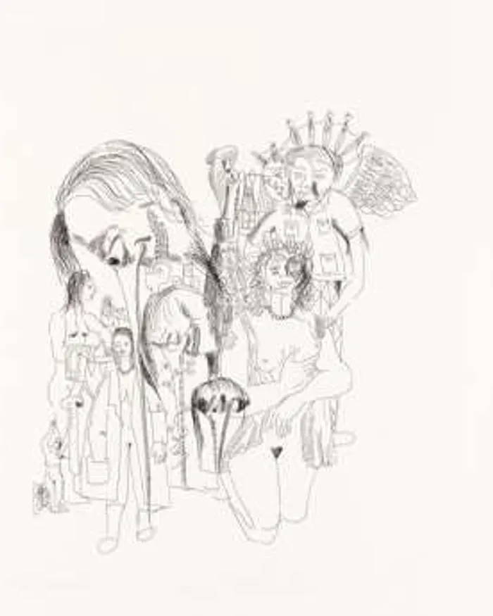 More Sketches Of Spain - For Miles Davis #5 by George Condo