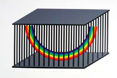 Caught In A Cage by Patrick Hughes