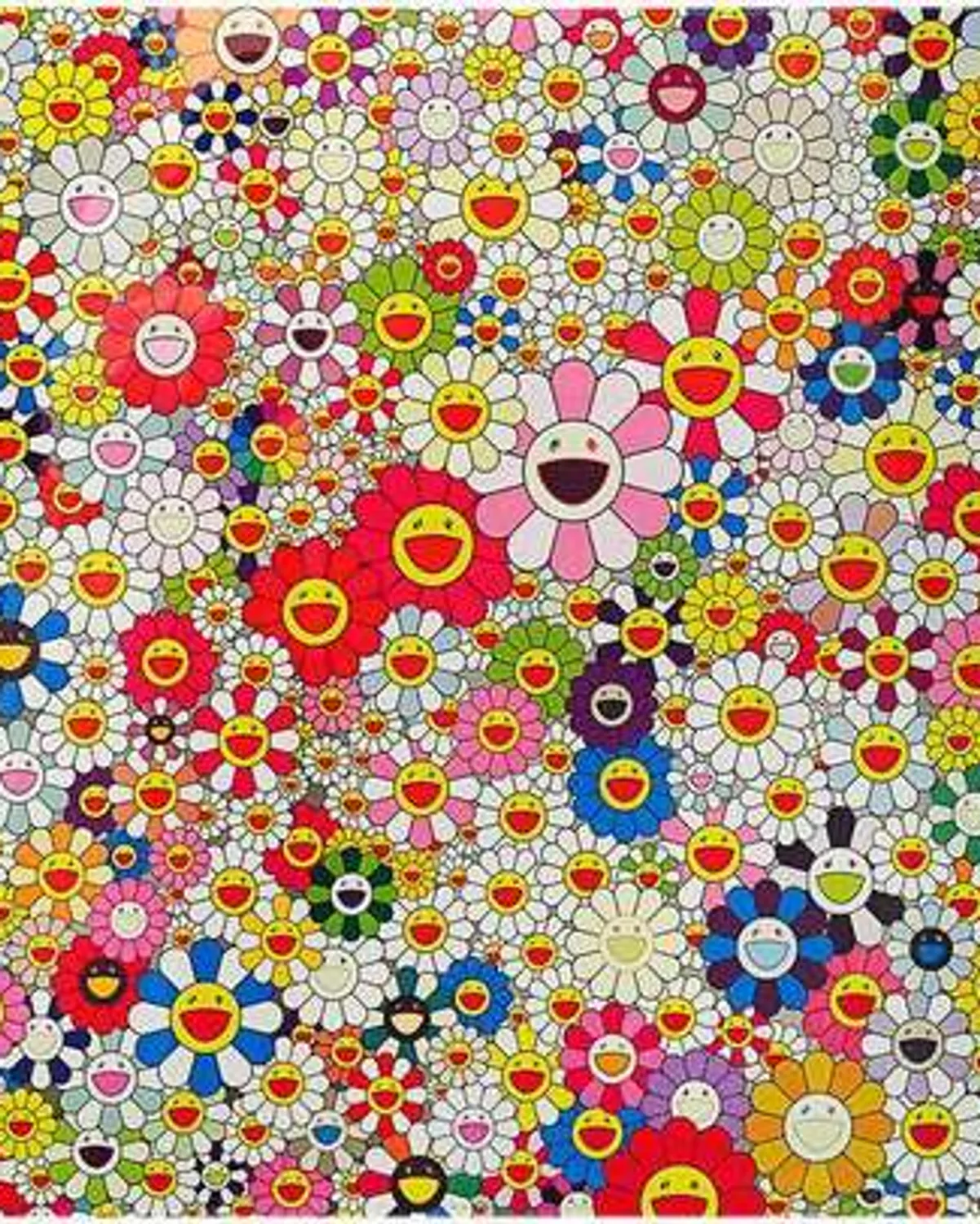 Flowers In Heaven by Takashi Murakami