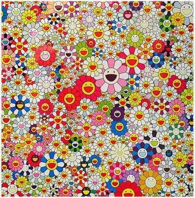 Flowers In Heaven by Takashi Murakami