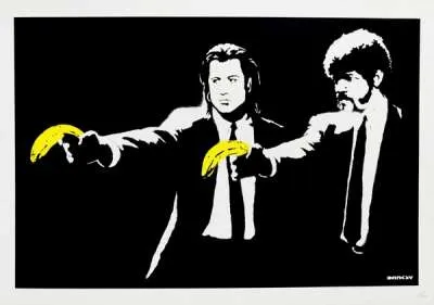 Pulp Fiction by Banksy