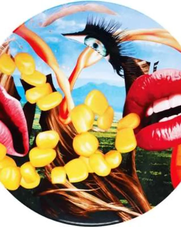 Lips by Jeff Koons