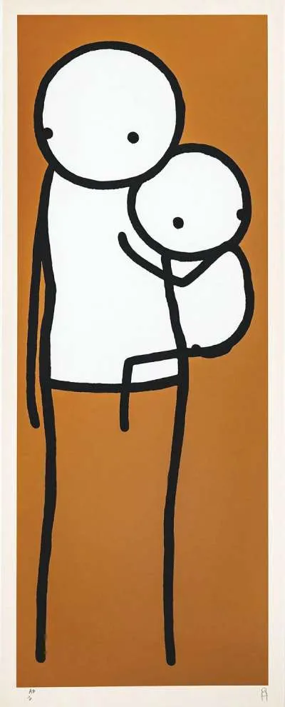 Single Mum (brown) by Stik