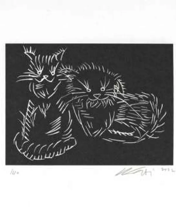 Cats (Black) by Ai Weiwei