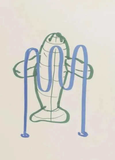 Dolphin (bicycle rack) by Jeff Koons
