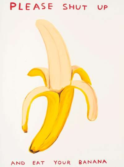 Please Shut Up by David Shrigley