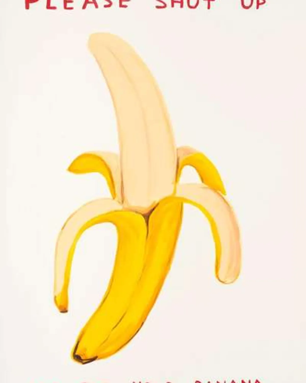 Please Shut Up by David Shrigley